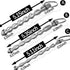 Jongait Set 3 Urethral Sounds - PCS Stainless Steel Bumpy Penis Plug Dilator with Safe Ring - Masturbation Rod Sex Toy