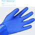 Extra Long Rubber Gloves - Elbow Length, Heavy Duty Waterproof Gloves for Kitchen Cleaning, PVC Reusable, 27.5 Inches,