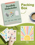 6 Pack Swedish Dishcloths for Kitchen, Fast Drying Reusable Towels, Cute Funny Washable Cleaning Sponge Cloths, Rainbow