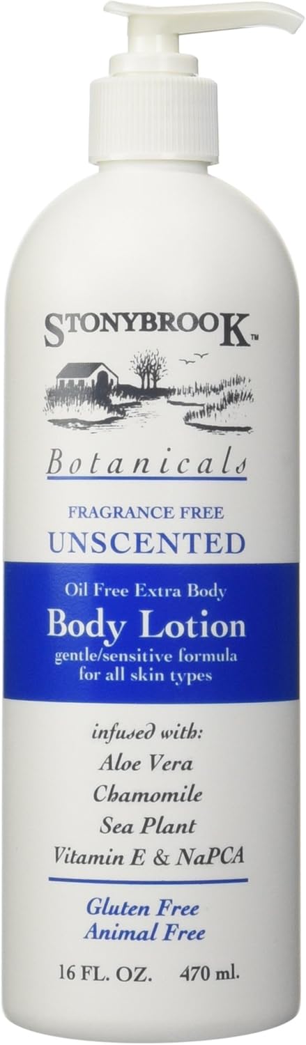 Stony Brook Unscented Body Lotion, 16 Fluid Ounce