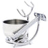 SANWA Grooming Shaving Kit for Men - Razor and Brush Stand with Stainless Steel Shaving Soap Bowl
