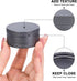 Daily Metal Pill Box, Waterproof Travel Container, Round Aluminum Alloy Organizer for Vitamins, Fish Oil