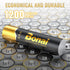 BONAI Gold Top Rechargeable AAA Batteries, 12 Count, High Capacity 1100mAh NiMH, Low Self-Discharge