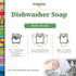 Auto Dishwasher Soap, 12.5oz Bag - Natural Concentrated Formula, Dishwasher Detergent Cleaning Supplies, Hard Water