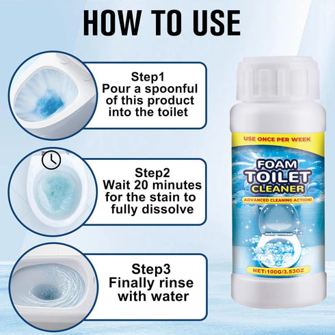 Holyarm 2PCS Cleaner,2025 Foam Toilet New Toilet Bowl Cleaner,Advanced Bathroom Cleaner for Home,Powerful Instant Bowl