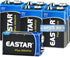 9V Batteries - Alkaline 9 Volt Batteries (6 Pack) for Smoke Detectors, Long-Lasting Power for Low Drain Devices