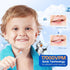 SEAGO Toddler Electric Toothbrush for Ages 0-3, Smart Timer, Suction Base, 4 Replacement Brushheads (Blue-C)