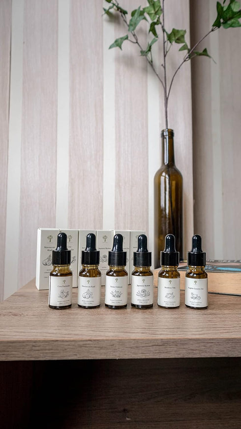 PRISTINE Top 4 Hotel Blend Essential Oils Set - 4 Pcs for Home Diffuser, Aromatherapy Fragrance (English Country Inn,