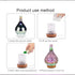 SMGZC 3D 7 Dragonfly Firework Glass Essential Oil Aroma Diffuser Ultrasonic Aromatherapy Humidifier Aromatherapy Lamp
