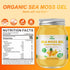 Sea Moss Gel - 18.5OZ Mango Pineapple Flavor Organic Raw Nutritious Sea Moss Gel Rich in 102 Vitamins and Minerals,