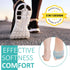 JUMPOW Metatarsal Pads - 2 Pairs Soft & Durable Ball of Foot Cushions for Pain Relief, Gel Toe Separator Spacers