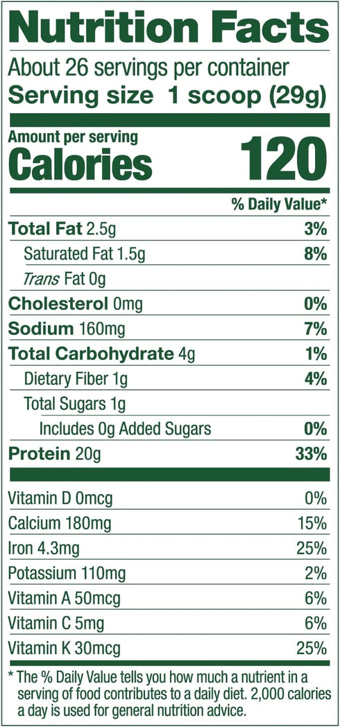 Vega Protein and Greens Protein Powder, Berry Flavor, 20g Plant Based Protein, Vegan, Non-GMO, 1.7 lbs
