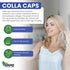 America Medic & Science Colla Caps (60 Caplets) | Collagen Supplement with Hyaluronic Acid & Vitamin C | Promotes