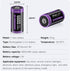 Mspalocell 2 Pack, 1.5V 6000 2 1 Rechargeable C Lithium Batteries Li-ion mWh C Cell Batteries with in Type-C Charging