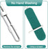 Microfiber Duster, Washable Dusters with Reusable Microfiber Head, Feather Duster for Cleaning Cobweb, Blinds,