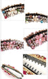 Ruihfas Sparkly Crystal Rhinestone Banana Hair Clips Comb for Women, Ponytail Holder (Multicolor)