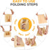 HEDENELIO 100 Pack 13.7"x8.3"x3.5" 100 UPGRADED THICKEST Brown Paper Bread Bags for Homemade Bread Large Sourdough