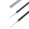 KLIPP Ingrown Toenail Tool Kit for Men and Women – Ingrowing Toe Nail Lifter, Rounded File, Metal Fingernail File for
