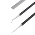 KLIPP Ingrown Toenail Tool Kit for Men and Women – Ingrowing Toe Nail Lifter, Rounded File, Metal Fingernail File for