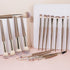 MAANGE 18 Pcs Premium Synthetic Makeup Brushes Set, Soft Foundation Powder Eyeliner Brushes (Champagne)