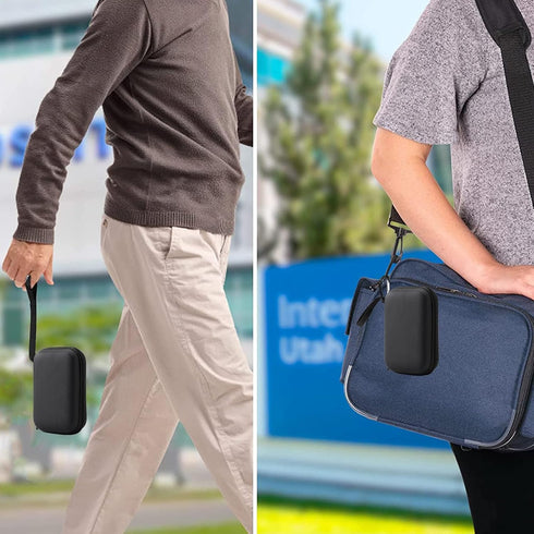 EVA Hard Case for Blood Glucose Meter, Storage Carrying Bag for Freestyle Libre 3/2, Tandem TSlim X2, Dexcom G6