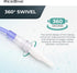 Oxygen Tubing Swivel Connectors 5-Pack, Cannula Hose Tube Connectors for Medical and Home Use