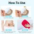JayruiMice 50 Count Pack Value Disposable Castor Oil Patches, Leak-Proof Adhesive Patches for Stomach, Joints