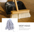 GLEAVI Plastic Indoor Broom Supplies for Sweeping, House Brooms, Garden Broom Parts, Crevice Brush