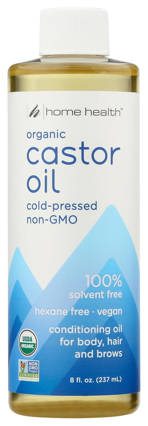 Home Health Castor Oil, Cold Pressed & Cold Processed, 8 oz