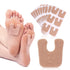 MoyRetty 60pcs U-Shaped Felt Callus Pads, Metatarsal Pads Self-Stick Cushions Protect Calluses from