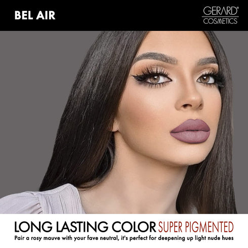 Gerard Cosmetics Lip Pencil (Bel Air) | Ultra Pigmented Matte Pink Lip Liner | Long Lasting Hydrating Formula | Cruelty