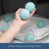 S&T INC. Reusable Plastic Dryer Balls - Fabric Softener for Laundry, Blue, 2.5 in, 6 Pack
