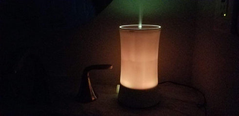 Clean Lines Modern Design Essential and Aroma Oil Diffuser - Room & Air Freshener for Bathroom & Kitchen Decor