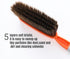kagyuan 3 Pack 15" Remover(3color) Hand Broom Brush,Soft Bristle Cleaning Brush,Crumb Debris Sweeping Brush,Dusting