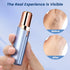 Mini Electric Facial Hair Remover for Women, USB Rechargeable Razor for Lips, Chin, Armpit, and Peach Fuzz