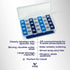 Medcosa 28 Days Pill Case, Daily Medicine Organizer with 28 Compartments, Supplement Box