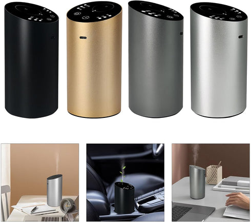 PASNMKvn Automatic Fragrances Diffuser Crafted from Metal Texture Aromas Diffuser Suitable for Enhancing Home
