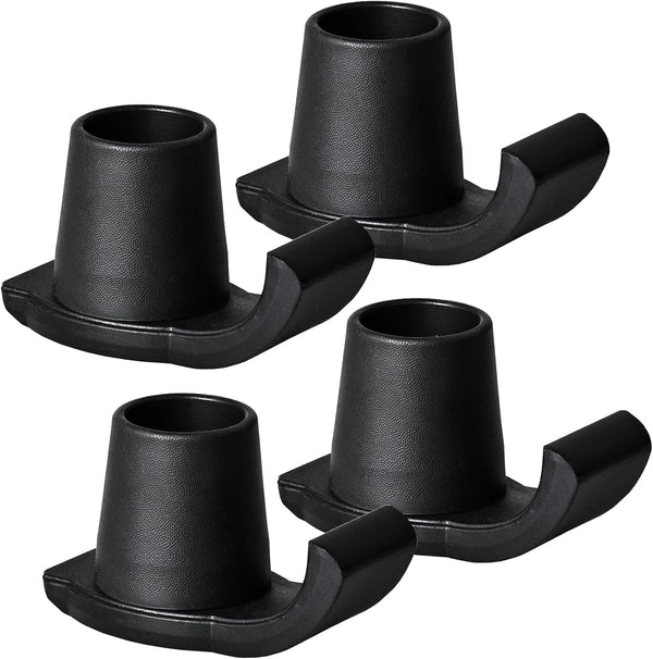 4 Pack Walker Skis Glides for Folding Walkers - Mobility Aid Accessory for Seniors