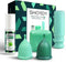 SHORDY Menstrual Cups Set with Applicator & Lube Reusable Period Cups (Small