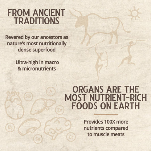 Grass Fed Bovine Organ Complex: Liver, Spleen, Kidney, Heart, 3000 Mg per Serving, 30 Servings