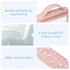 PACKISM TSA Approved Toiletry Bag, 3 Pack Clear Makeup Bags with Handle for Travel Essentials, Quart-sized Rose Pink