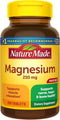 Nature Made Magnesium Oxide 250 mg, 200 Tablets, Muscle, Heart, Bone & Nerve Health Support