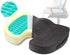 foverhom Gel Seat Cushion for Long Sitting, Office Chair Cushion for Tailbone Pain Relief, Non-Slip Orthopedic Memory