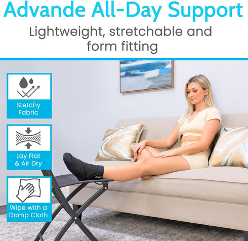 Arctic Flex Cold Therapy Socks, Reusable Ice Cooling Sock for Pain Relief, Bunion, Plantar Fasciitis, Neuropathy