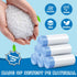 4 Gallon Drawstring Trash Bags 1.1 Mil - 120 Count Unscented Small Garbage Bags for Bathroom, 15 Liter