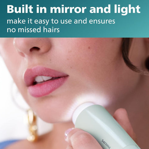 Philips Beauty Series 5000 Electric Shaver for Women, Cordless & Compact Personal Groomer with Hypoallergenic Head