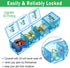Hsei 4 Pack 4 7 4 Large(10.2 5.5 1.4 Inch) Pill Organizer Monthly XL Large Weekly Pill Organizer Times a Day Box Day
