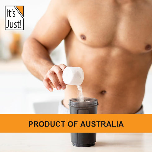 It's Just! Whey Protein Concentrate, Ultra Premium Grass-Fed, Unflavored (1.25 Pound)