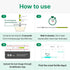 PREGABLE 50 20 (50LH 20HCG (Pack 1)) Combo Kit: Ovulation Tests & Pregnancy Tests, Free Tracker app, SmileReader, OPKs