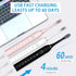 Liuyuee 12 42000vpm 6 IPX7 3 Pack Electric Toothbrush for Adults, Rechargeable Electric Toothbrush with Brush Heads